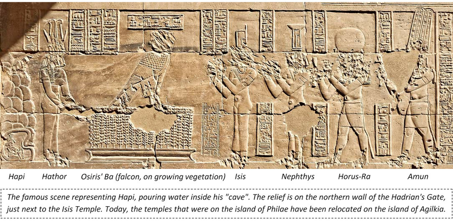 Philae Island Elephantine Triad Khnum Great Potter Water God Isis Temple Agilkia Ancient Egypt